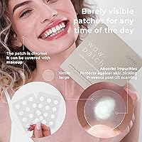 Vista 5 de OMMA Korean Pimple Patches for Face with Hydrocolloid Patch, Invisible Blemish Pimple Stickers Acne Dots - Salicylic Acid Whiteheads Fast Acne Spot