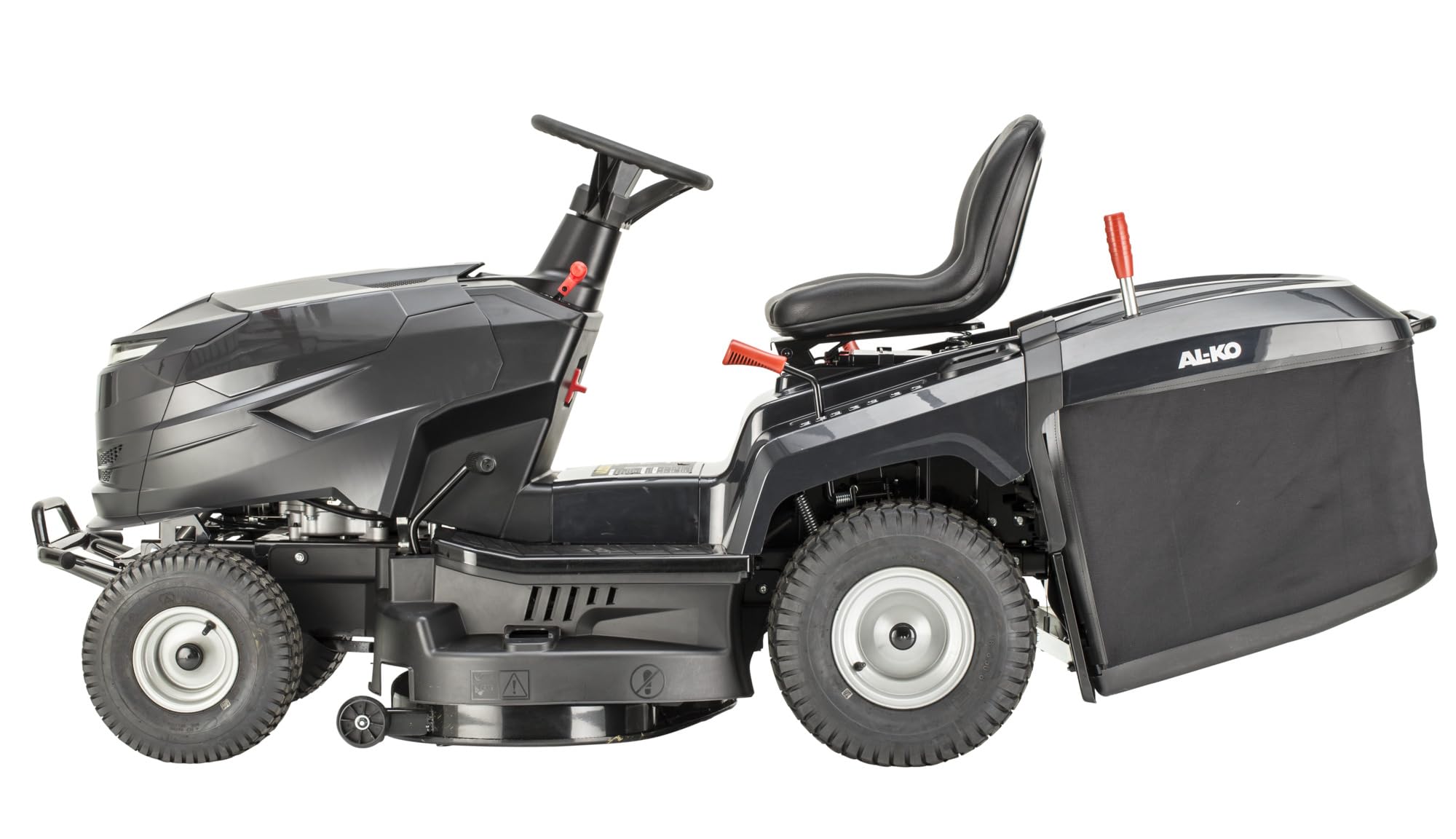 AL-KO Benzin-Rasentraktor Easy 13-86.6 M-A, 7.2 kW Motorleistung, 86 cm Schnittbreite, Heckauswurf mit Fangbox 250 L, für Rasenflächen bis 3500 m²