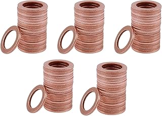 12mm x 18mm x 1.5mm 銅平ワッシャーリングシールフィッティング 100個 、DIY 工具、便利工具