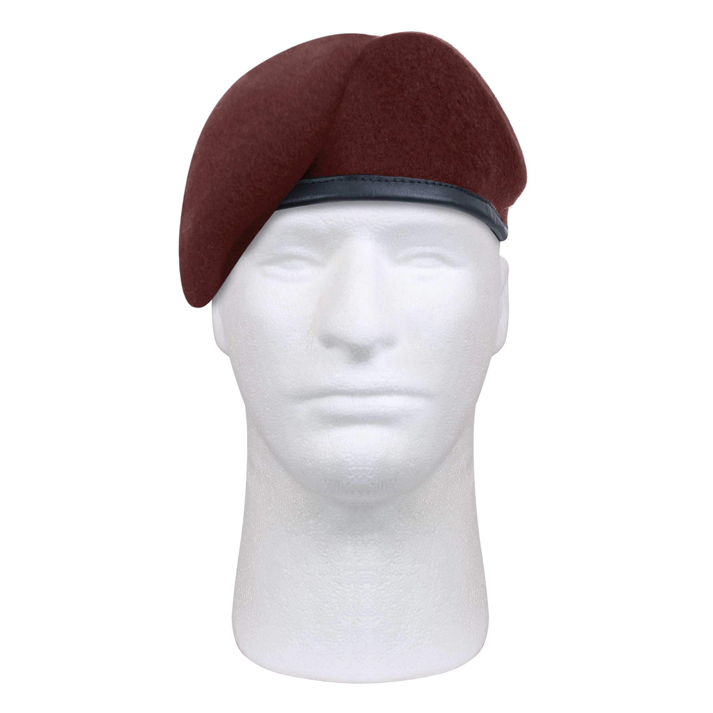 ROTHCO Pre Shaved Beret Ready to Inspection Heavy Duty Wool Hat Ready for Use