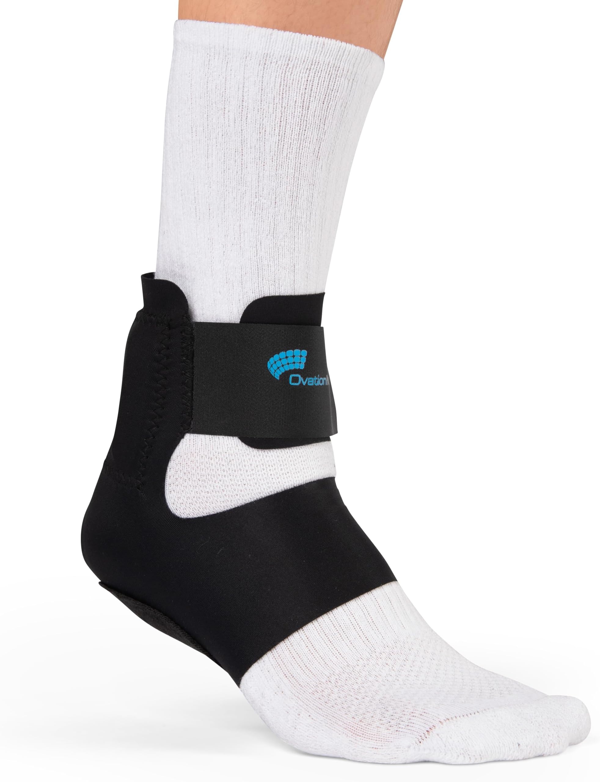 Step Free Plantar Fasciitis Brace - Massage-Like Ankle Compression for Daytime Heel Pain and Plantar Fasciitis Relief - Lightweight and Low Profile (Large)