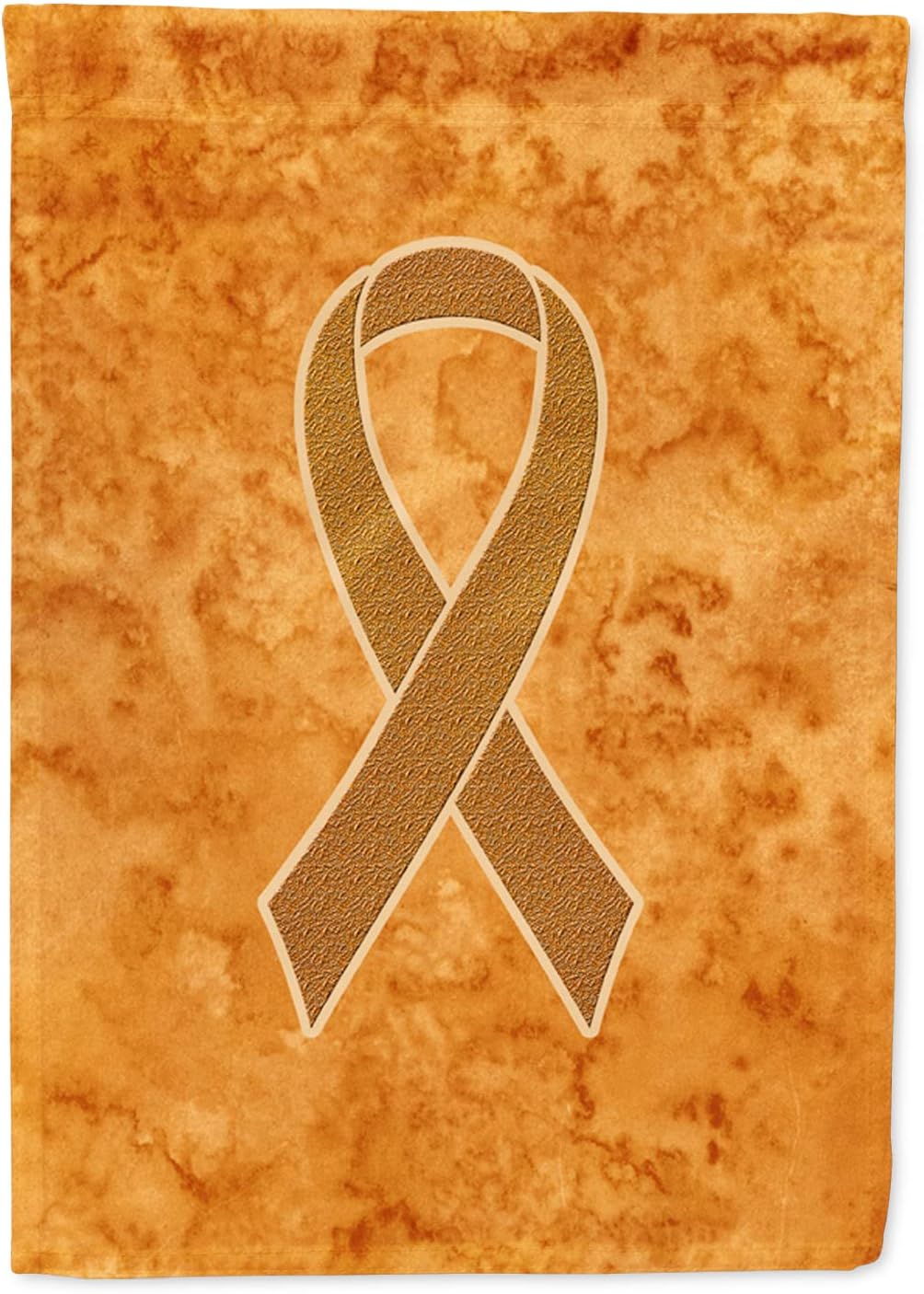 Caroline's Treasures AN1204CHF Orange Ribbon for Leukemia Awareness House Flag Large Porch Sleeve Pole Decorative Outside Yard Banner Artwork Wall Hanging, Polyester, House Size, Multicolor