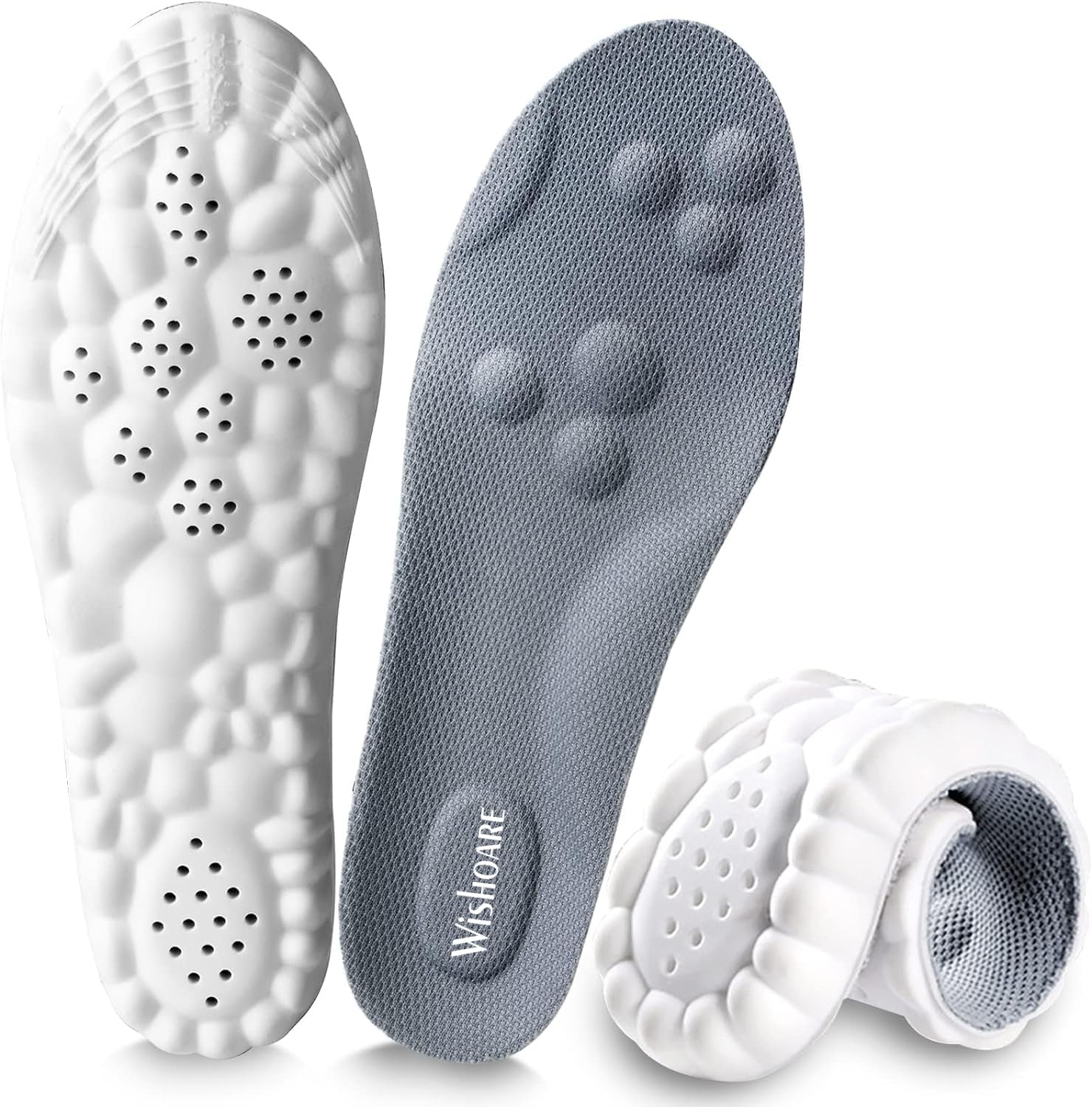 Memory Foam Shoe Insole Shock Absorption Sports Orthotic Arch Support Anti Slip Cropable Insoles For Men And Women Soft Cushion Foot Pain Relief Inserts-image-34