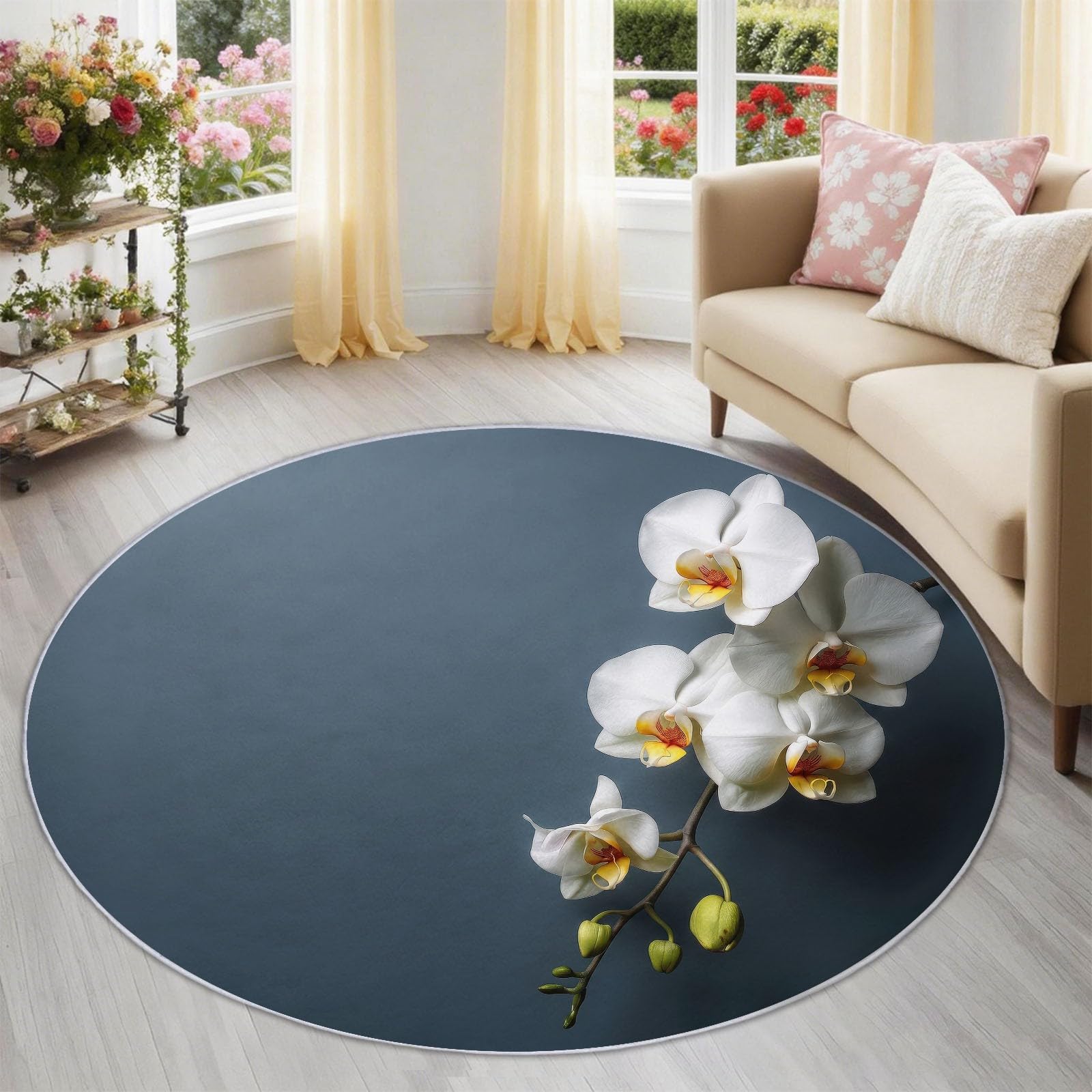 Tapis lavable en machine de 180 cm antidérapant et facile d'entretien
