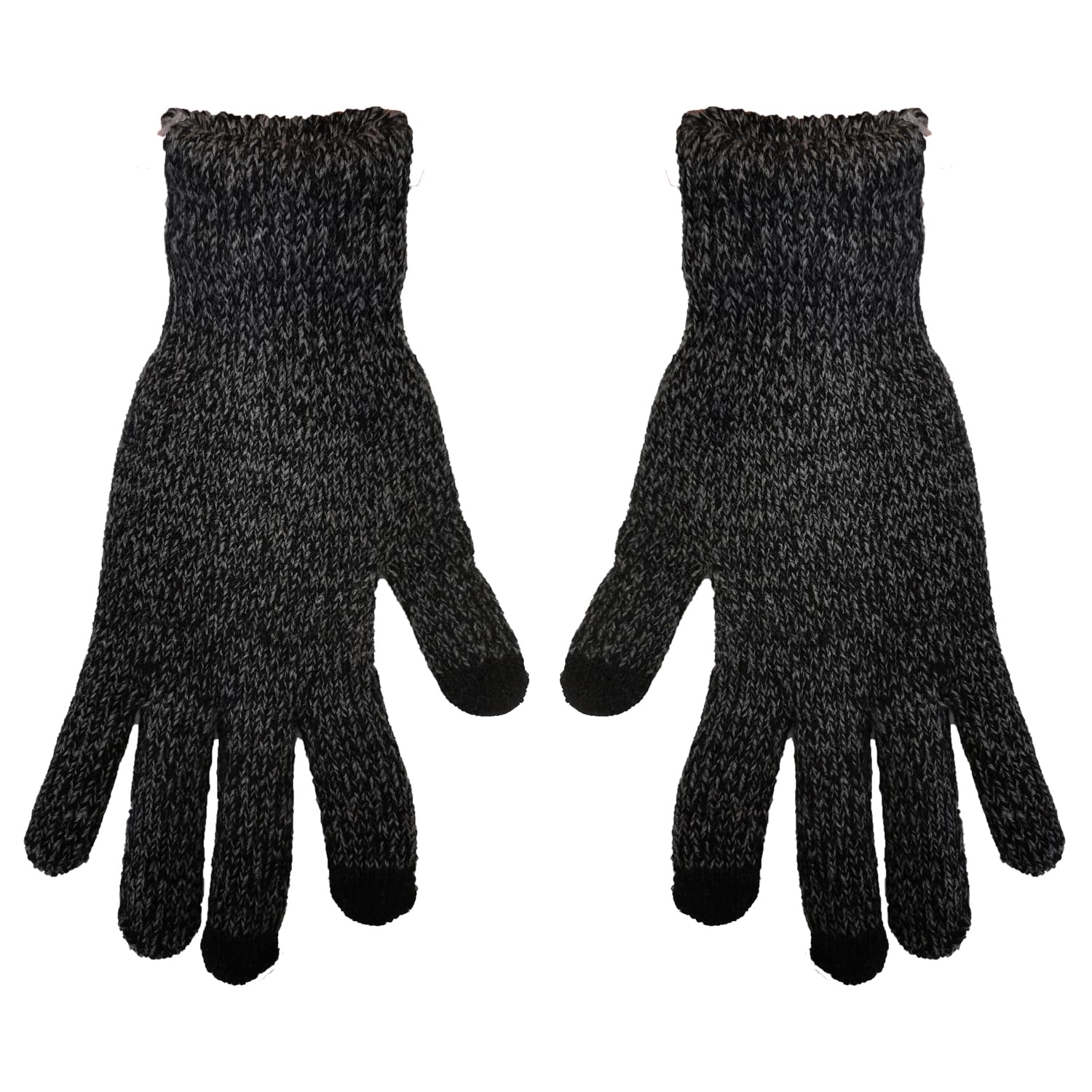 Undercover Men's Black Marl Pro Climate Thermal Touch Screen Gloves Ma361