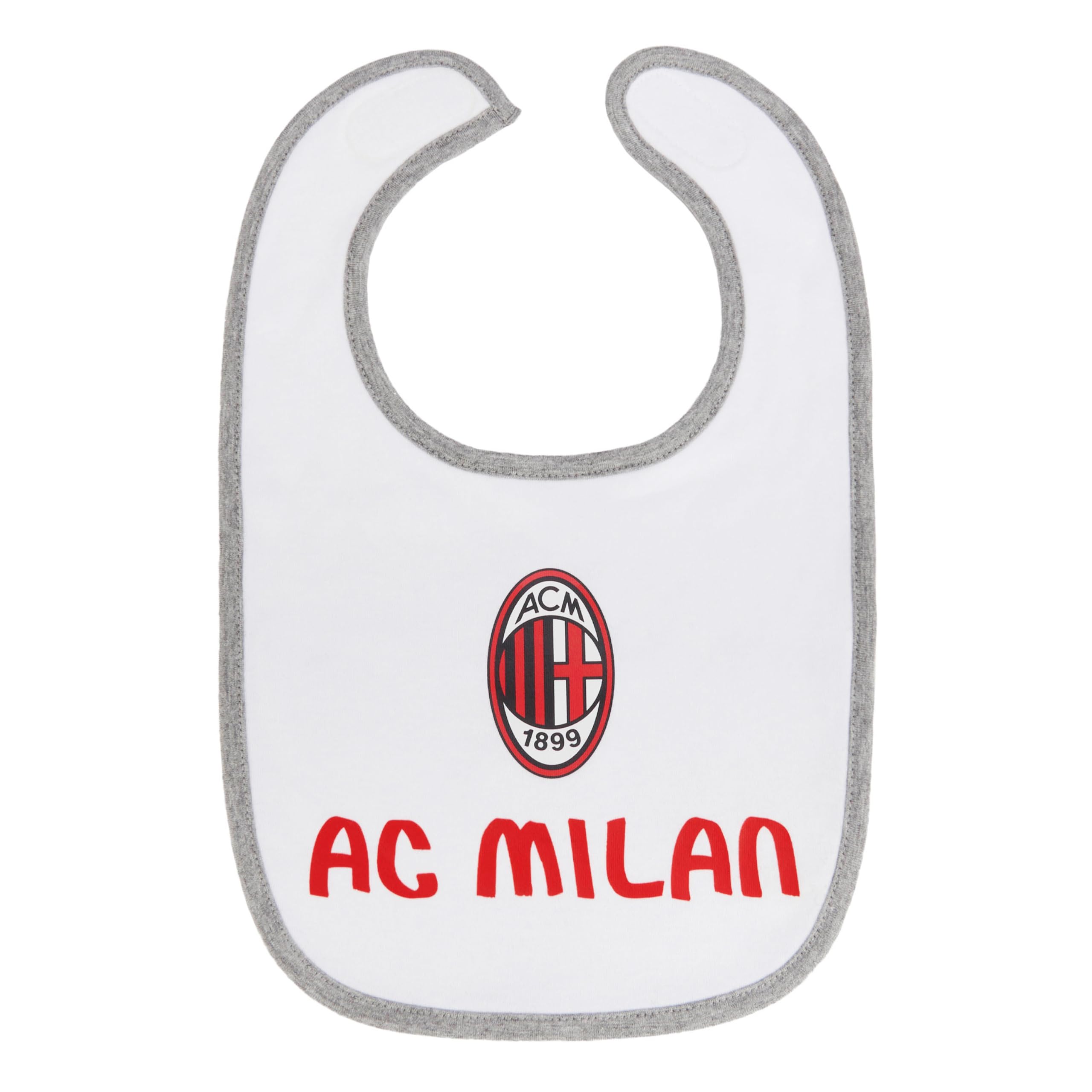A.C. Milan Bavoir AC Milan, Blanc, Taille Unique Bébé garçon