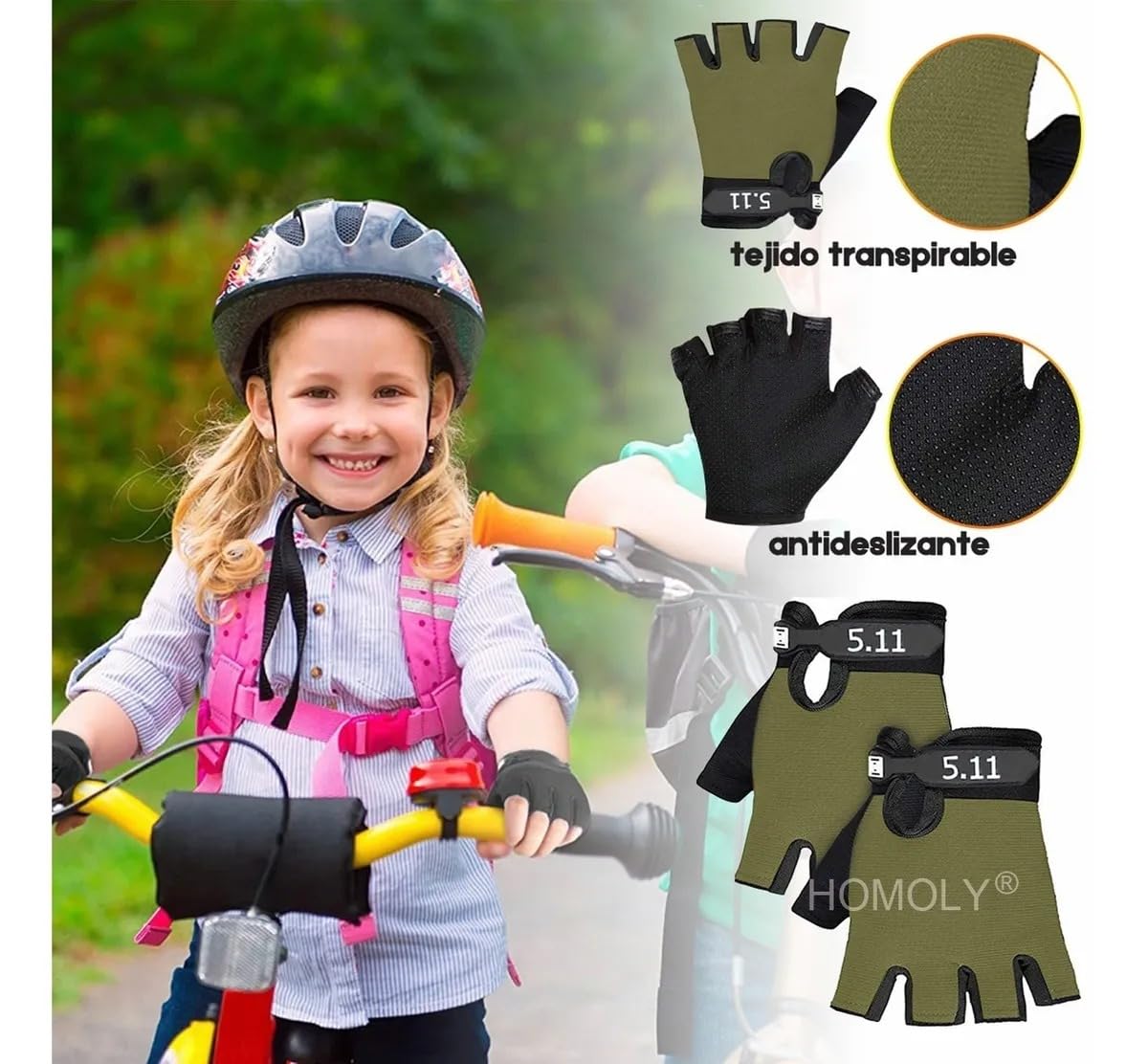 Sporthandschuhe für Kinder, antirutsch, atmungsaktive Polyester-Kinderhandschuhe für Outdoor Activities, School Sports, Everyday Use Fashion