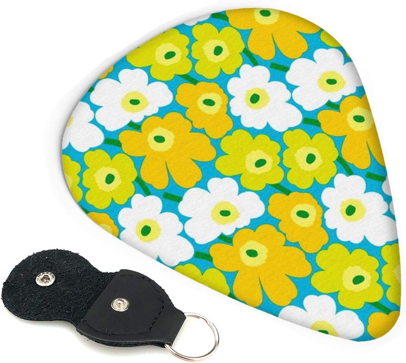 Amazon ピック ６枚セット ギターピック かわいい 花柄 ティアドロップ型 スリップレス 0 96mm 楽器 音響機器 楽器 音響機器