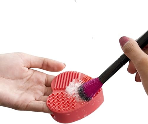 Make-Up Pinsel Reiniger Schminkpinsel Pinselreiniger Herz Makeup
