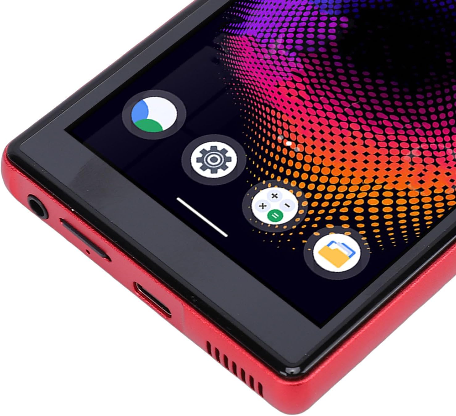 GOWENIC 192GB MP3 Player Support for with Dual Band WiFi and Bluetooth 5.0, HiFi Music Player for Kids (Red)