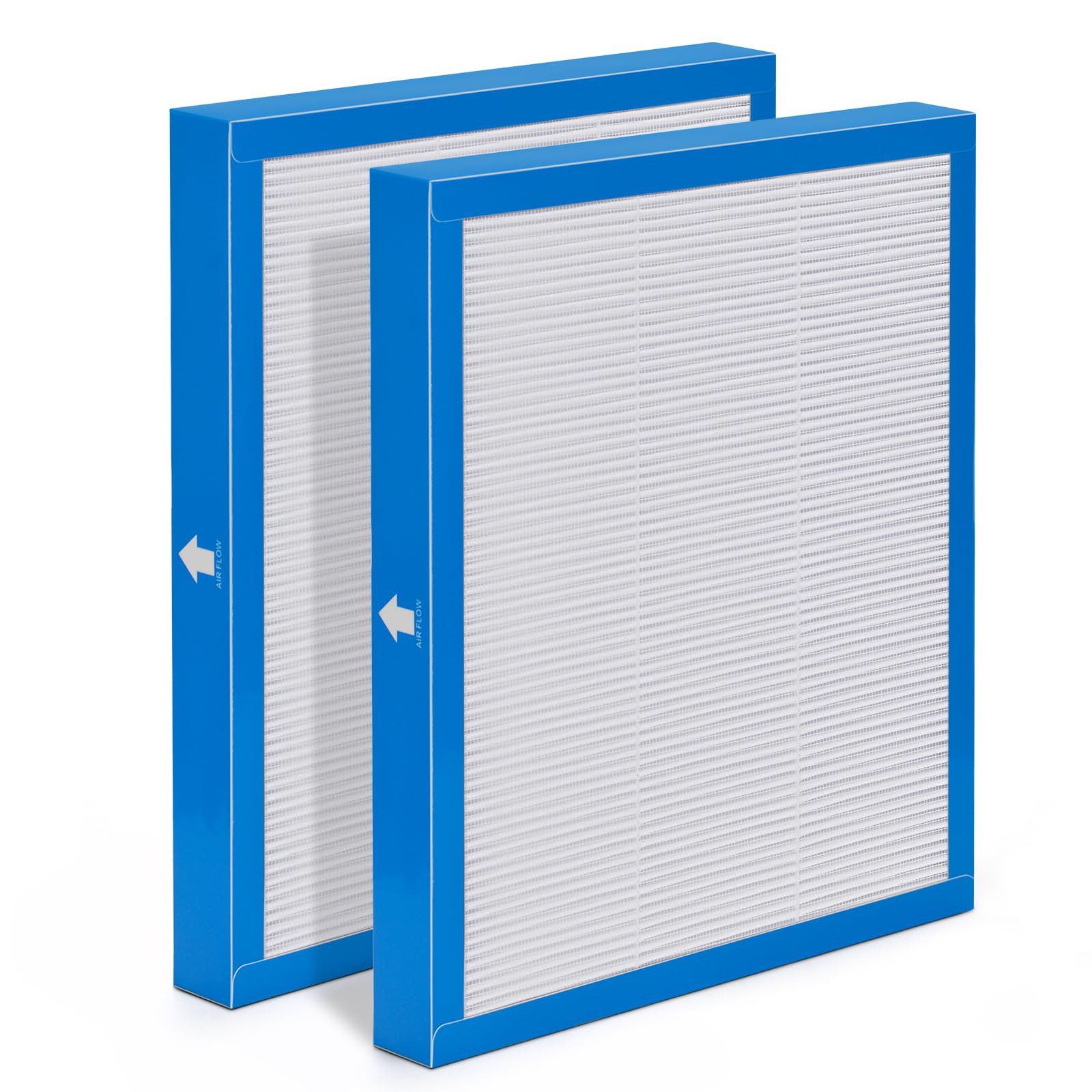 AF-10FL Replacement Filter Compatible with HoMedics Air Purifier Filter AF-10 AP-15 AF-10FL | 2 Packs of High-Efficiency True HEPA Filter