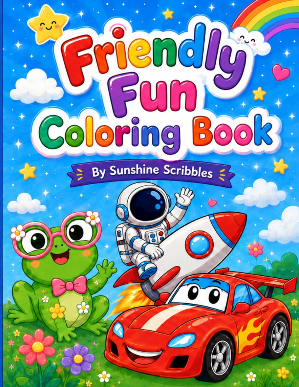 Friendly Fun Coloring Book (Sunshine Scribbles Coloring Adventures)