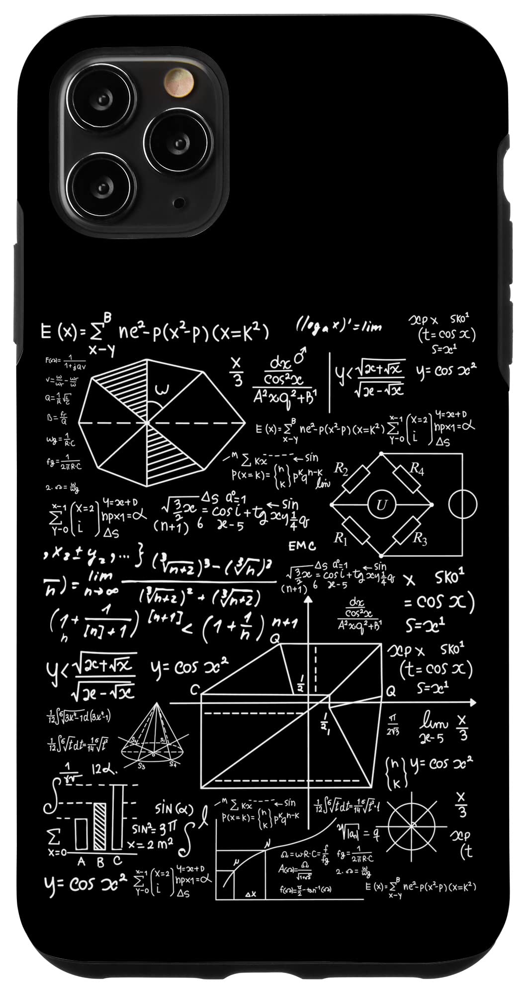 iPhone 11 Pro Max Math Formula Mathematic Equation Science Chemistry Case