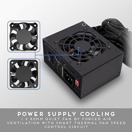 Miniatura 5 de APEVIA SFX-AP400W Mini ITX Solution / Micro ATX / SFX 400W Fuente de alimentación