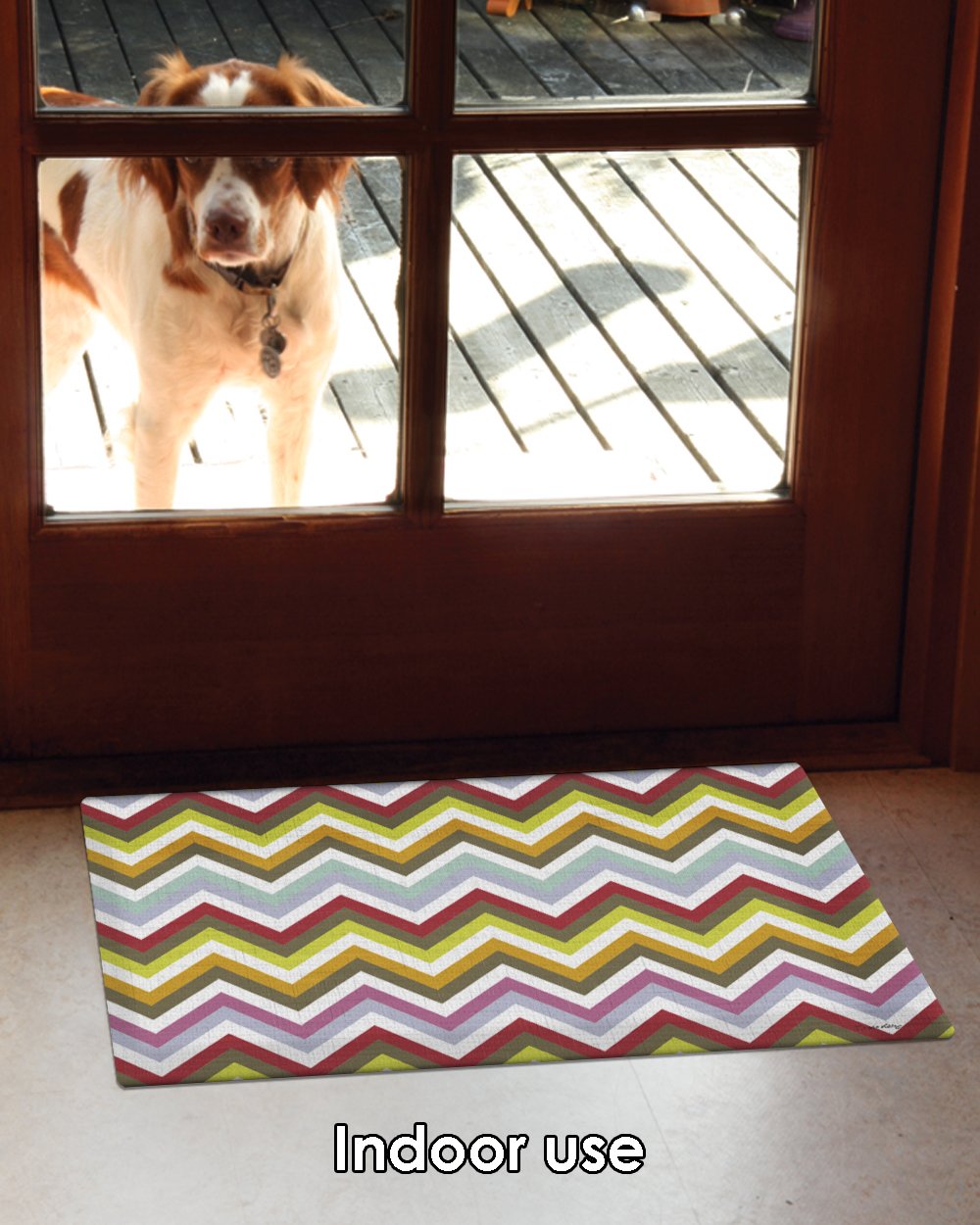 Amazon.com : Toland Home Garden 800306 Ziggy Zag Pattern Door Mat