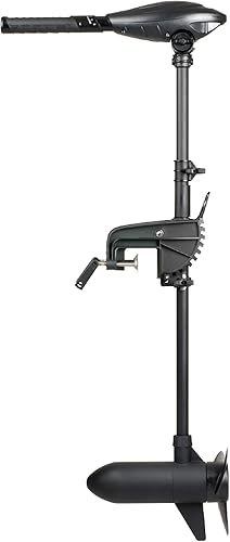 Haswing Black 12V 55LBS 354 Eje de Transom Montaje Eléctrico Trolling Motor Portátil Velocidad Variable para Bajo Pesca Barcos de Agua Dulce y