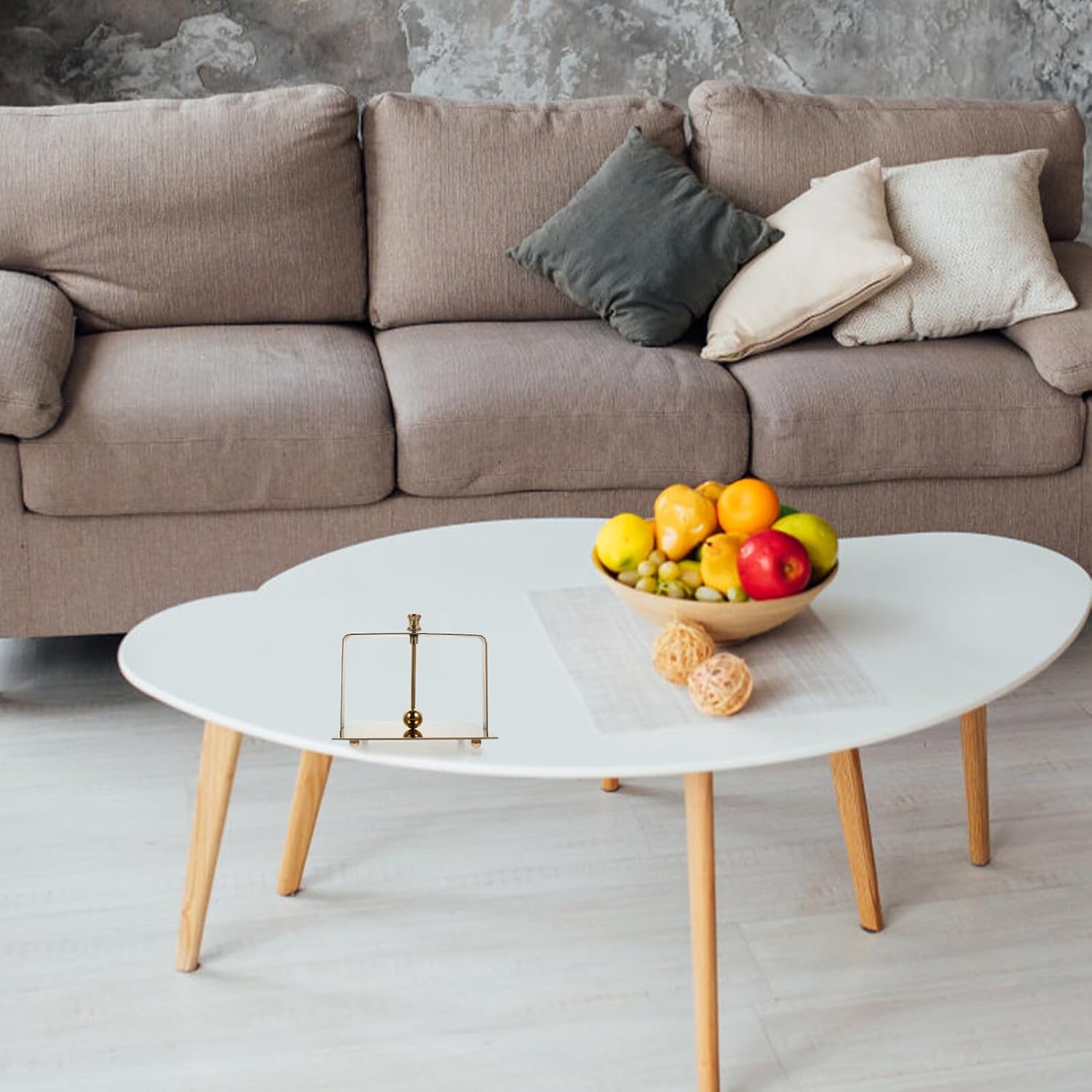 PRETYZOOM Decorative Upright Napkin Holder Stainless Steel Tissue Rack for Dining Table Towel Stand with Stylish Smooth Lines Medium for Kitchen and Restaurant Use