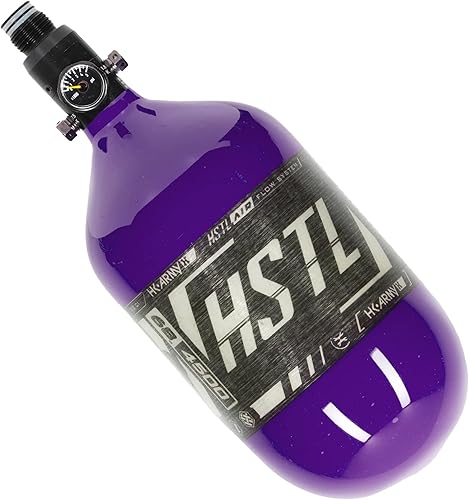 Miniatura 6 de HK Army HSTL 68/4500 Sistema de tanque de paintball de aire comprimido HPA de fibra de carbono - Regular estándar Negro