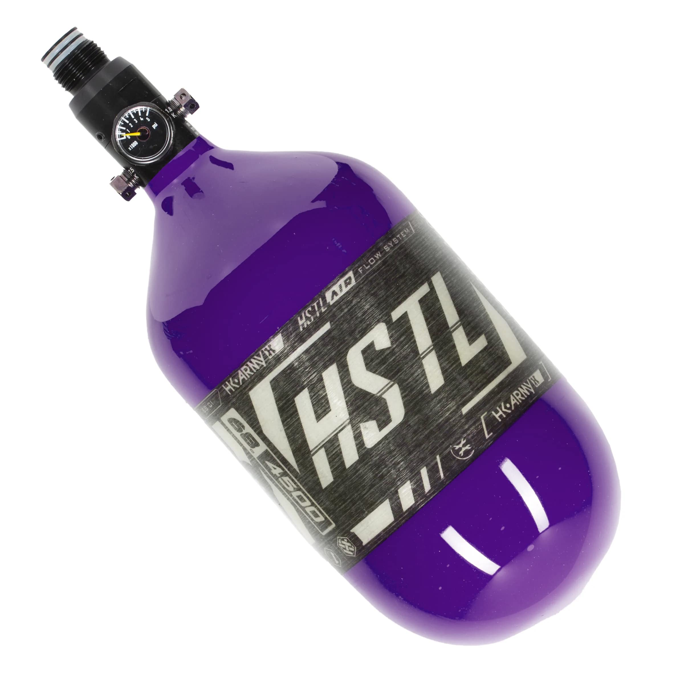 HK Army 68ci 4500psi HPA Paintball Tank - HSTL Carbon Fiber