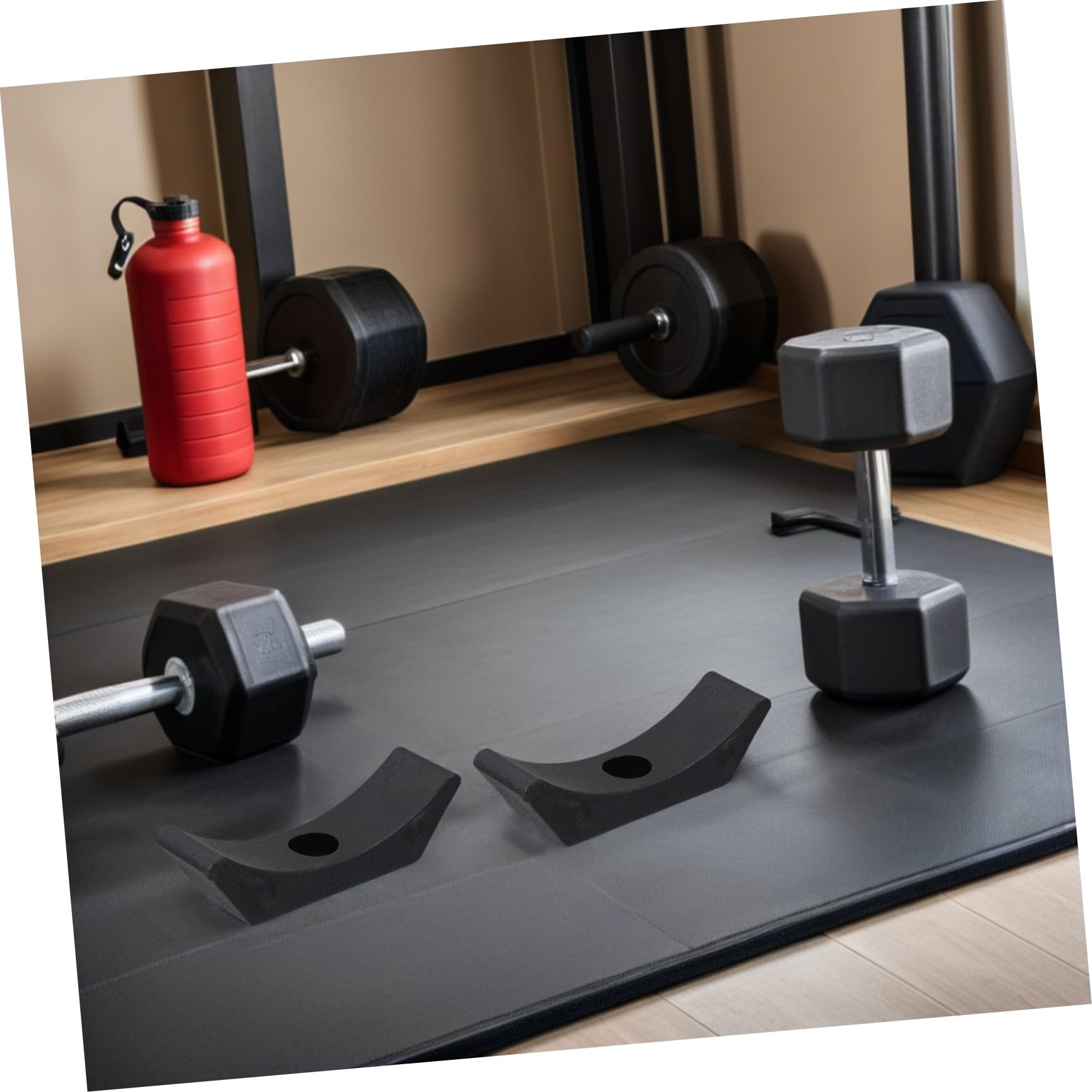 Toyvian 20 Stück 4 Stück Hantelständer aus Robustem PP 140mm Ersatz Hantelsättel für Heimfitness Rutschfeste Aufbewahrung von Gewichtscheiben Fitness Zubehör für Krafttraining