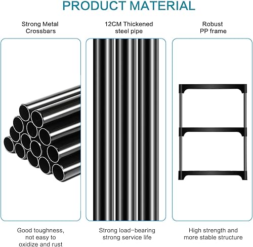 Miniatura 7 de Zapatero pequeño apilable para armario de 3 niveles, organizador resistente para puerta delantera, entrada y entrada, estante de metal para zapatos,