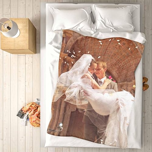 Miniatura 5 de Artsadd Mantas personalizadas con texto fotográfico, mantas de collage personalizadas con mis propias imágenes, fabricadas en Estados Unidos,