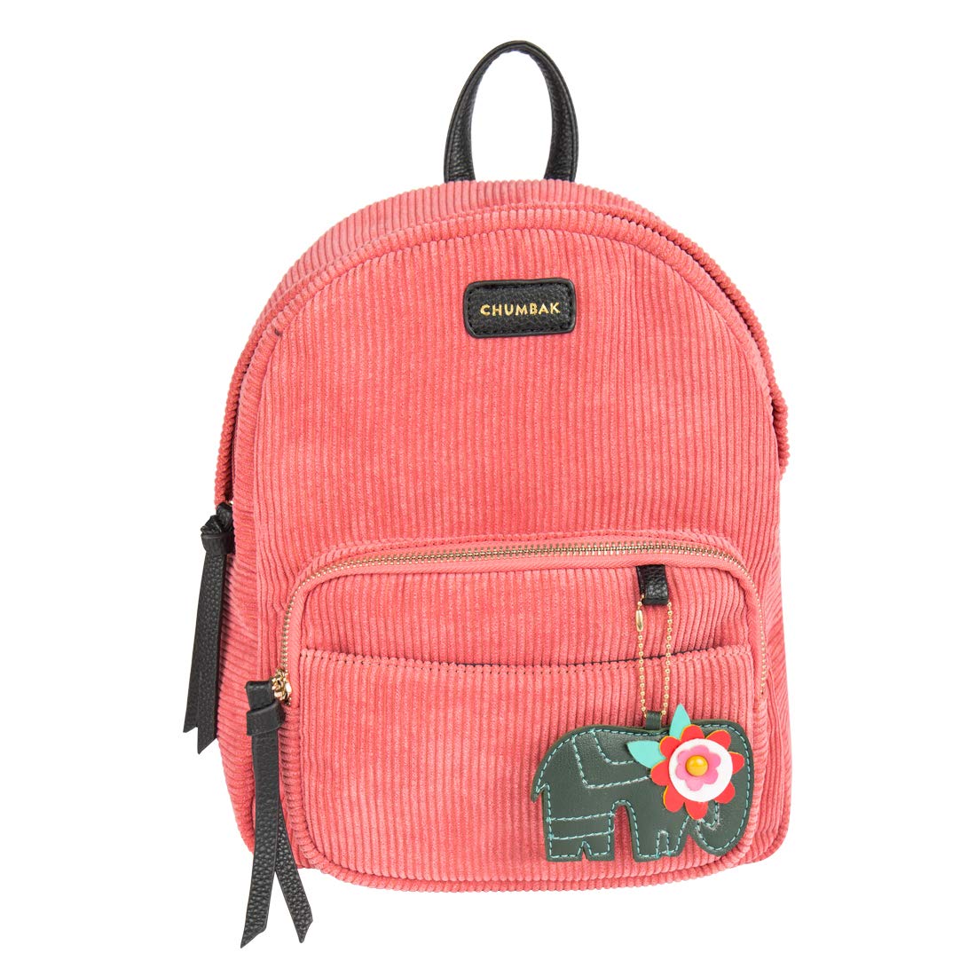 Buy Chumbak Retro Corduroy Backpack Coral Fashion Backpack, Women's