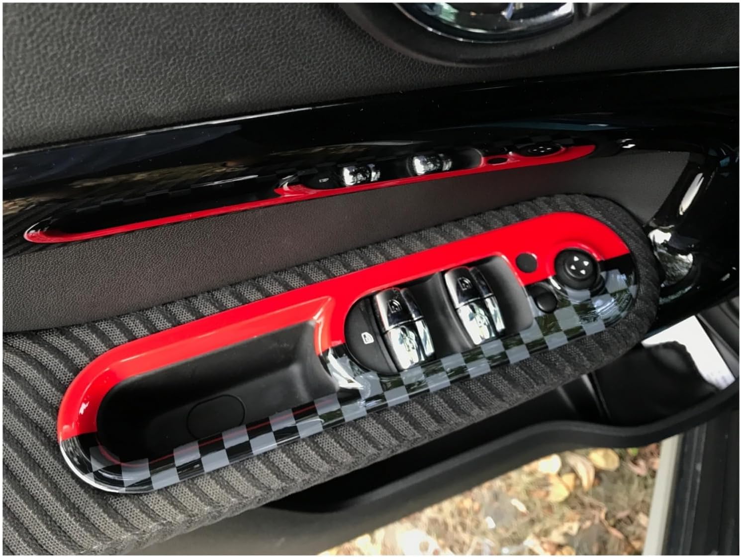 JCW for Mini Cooper F60 Countryman Case Cover Car Accessories Decoration 2017-2024 (Window Switch Panel)