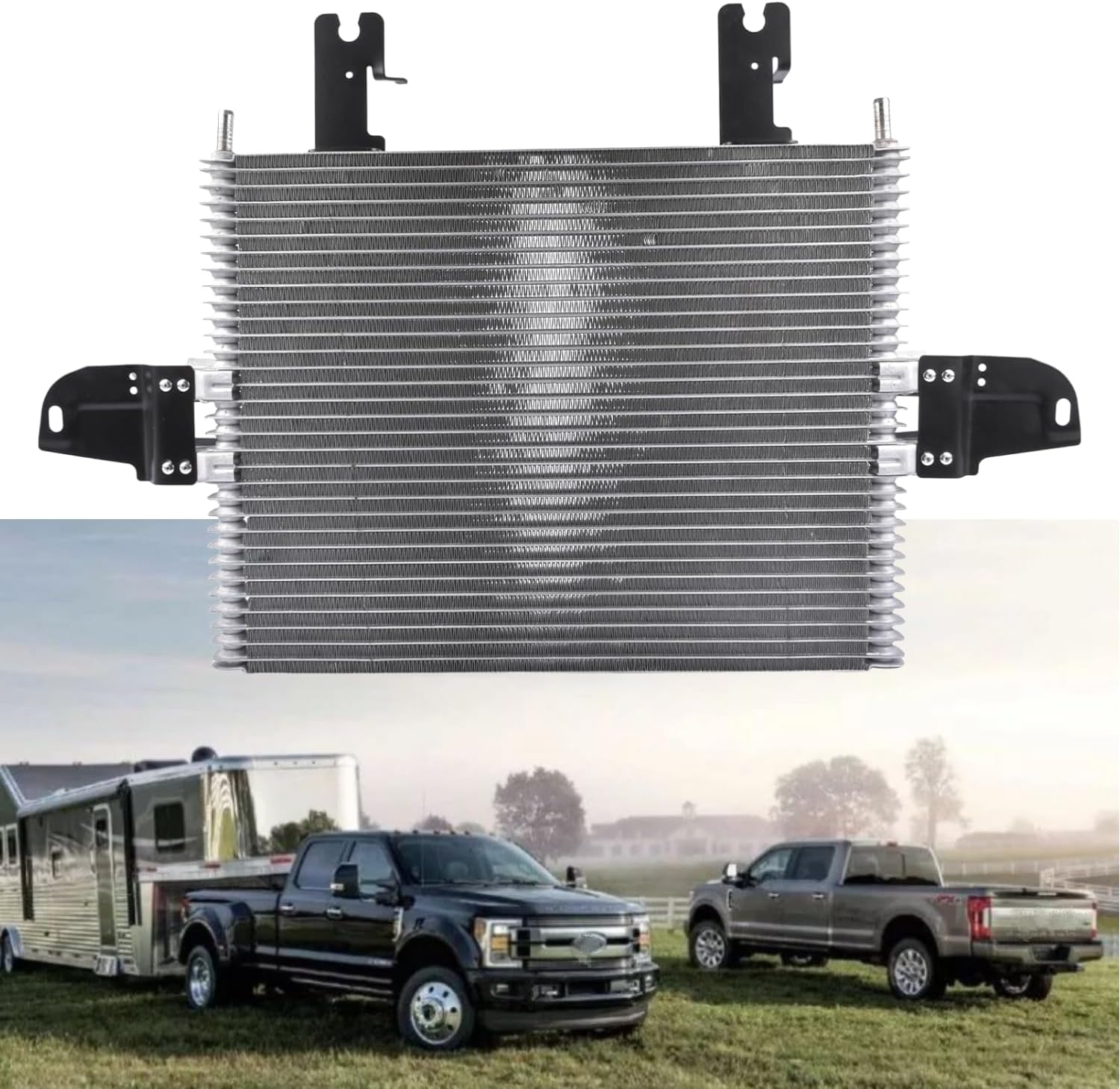 918-216 Transmission Oil Cooler Replacement for Ford F-250 F-350 F-450 F-550 Super Duty Truck V8 6.0L 2003-2007 Ford Excursion 2003-2005#FO4050104 5C3Z7A095CA REPF311118 Mustrod