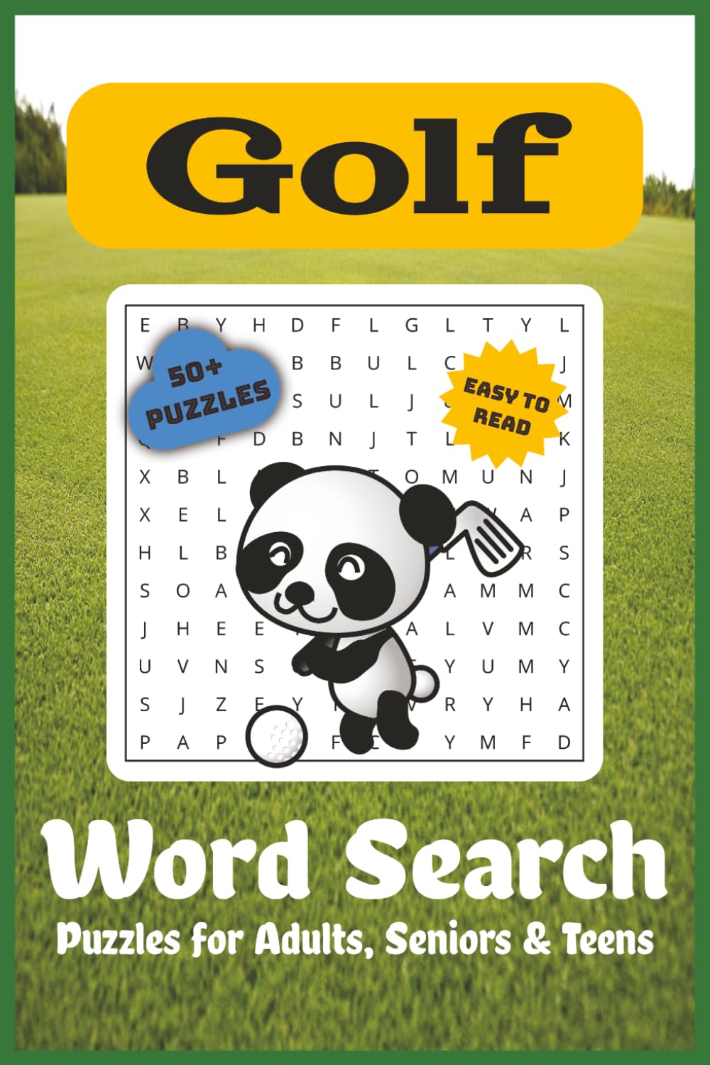 Golf Word Search Puzzle Book: Word Searches with Easy to Read Print about Golf, Golf Equipment, Tours and More | 6x9 inches, 110 pages | 50+ Puzzles ... (Quizz Chrizz Hobby Word Search Collection)