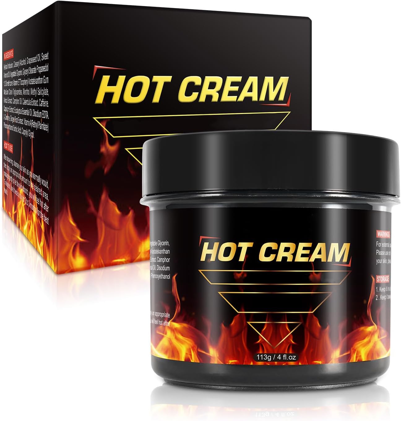 Hot Sweat Cream, Hot Firming Lotion Sweat Enhancer, Creams for Belly Natural Workout Enhancer for Women and Men for Thighs Legs Abdomen Arms and Buttocks