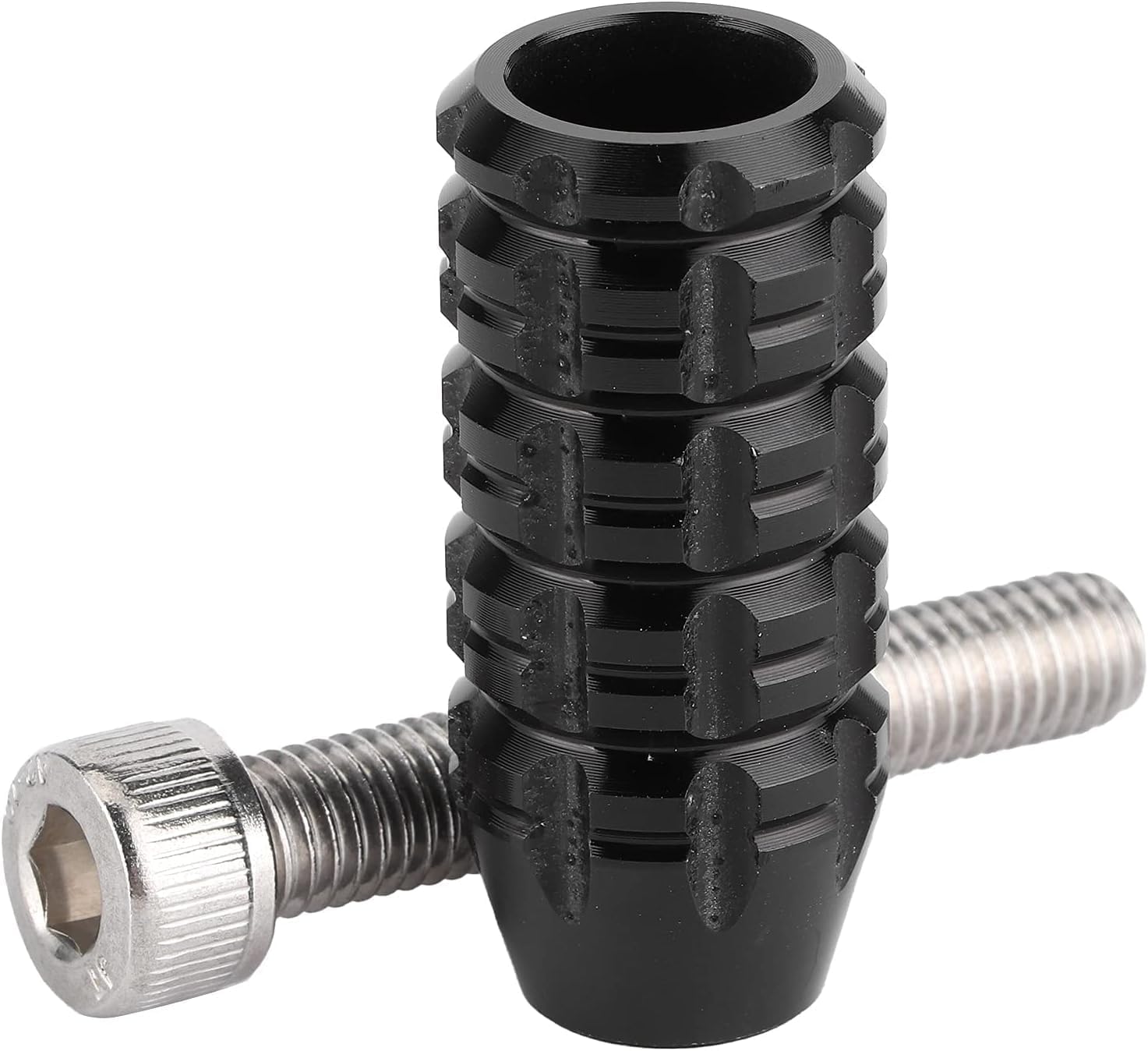 Pedale del Cambio per Moto Aramox, Pedale della Leva del Cambio Ingranditore per Pedale in Lega di Alluminio CNC Adatto per Street Scrambler/Bonneville T100(Nero)