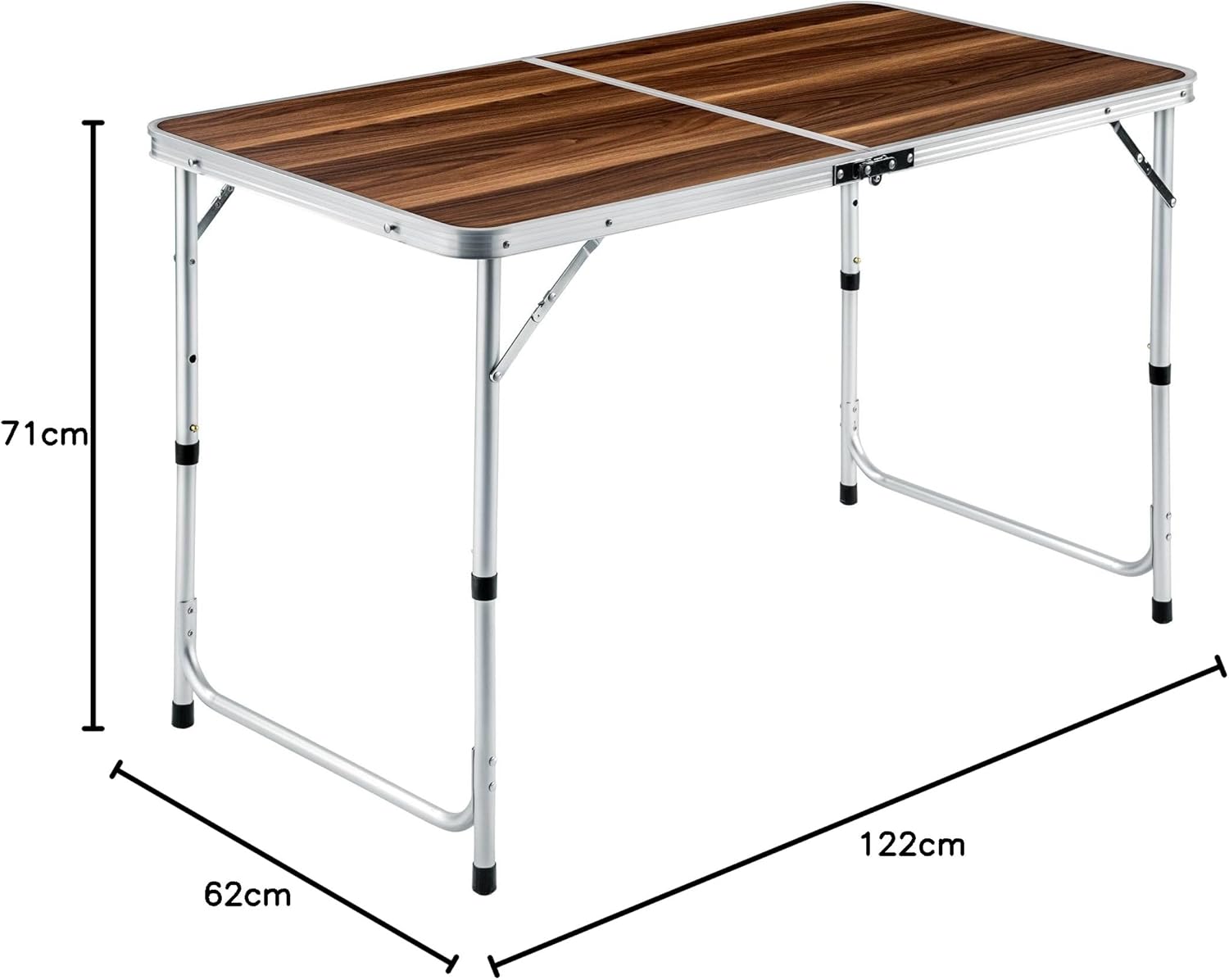 Dimensions of the TecTake folding picnic table
