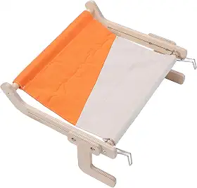 Poleiros de Madeira para Janela, Prateleira para Cama Com Radiador de Gato, Varanda de Cabeceira, Rede para Janela de Gato, Estrutura Resistente, Suspensão