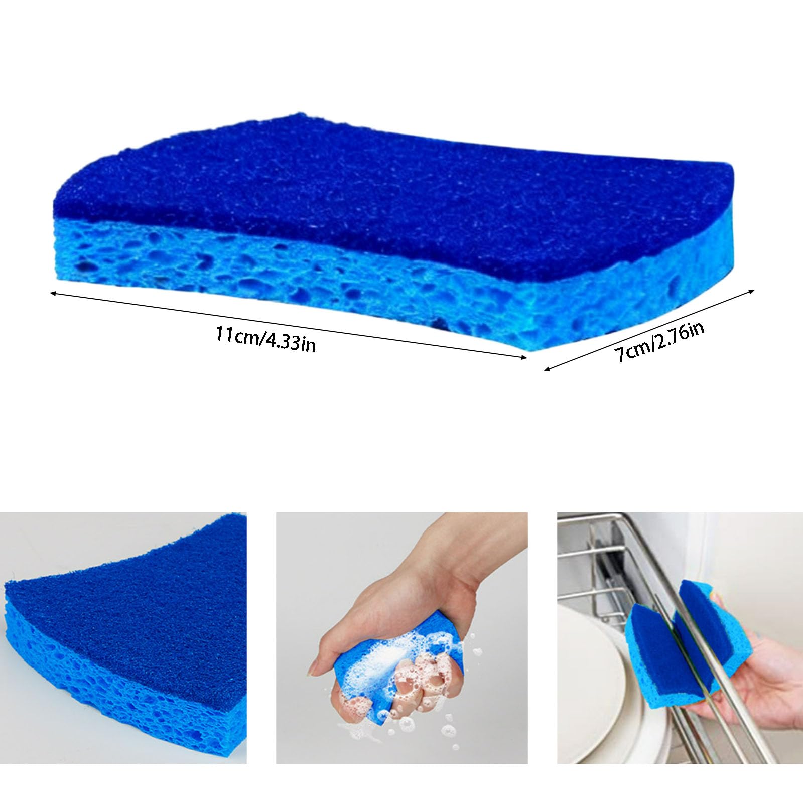 Zweiteiliger Küchen Scheuerschwamm, Spülschwämme, A
