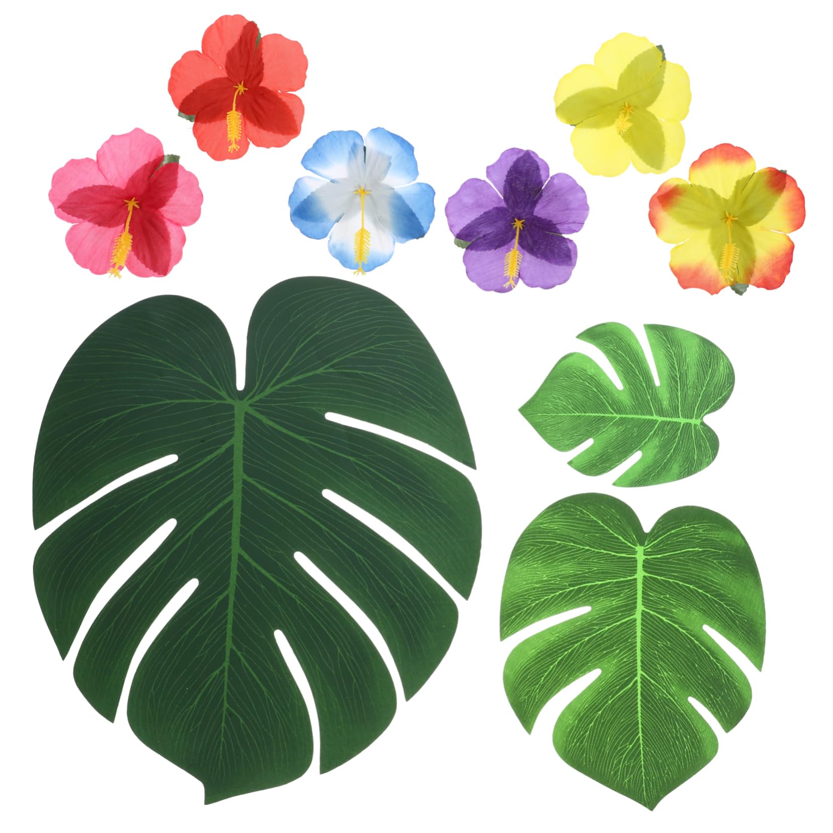 Mipcase Centrotavola Festa Tropicale in Poliestere, Decorazione Hawaiana