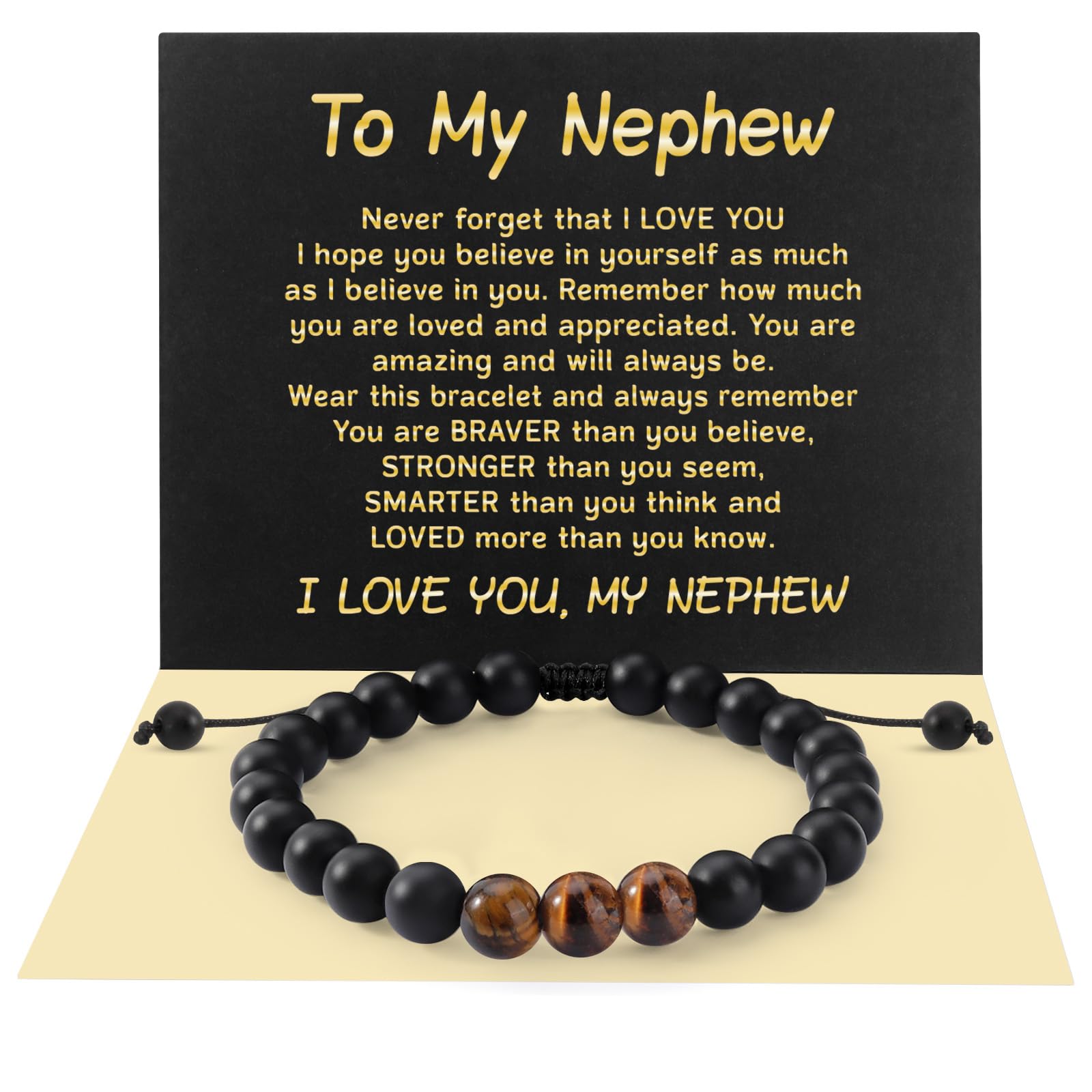 Sensi BlueTo My Son, Husband, Dad, Man, Bonus Dad, Brother, Grandson, Grandpa, Nephew, Godfather, Papa, Birthday Retirement Anniversary Christmas Christian for Men, Get Well Soon Gift for Teens Boys