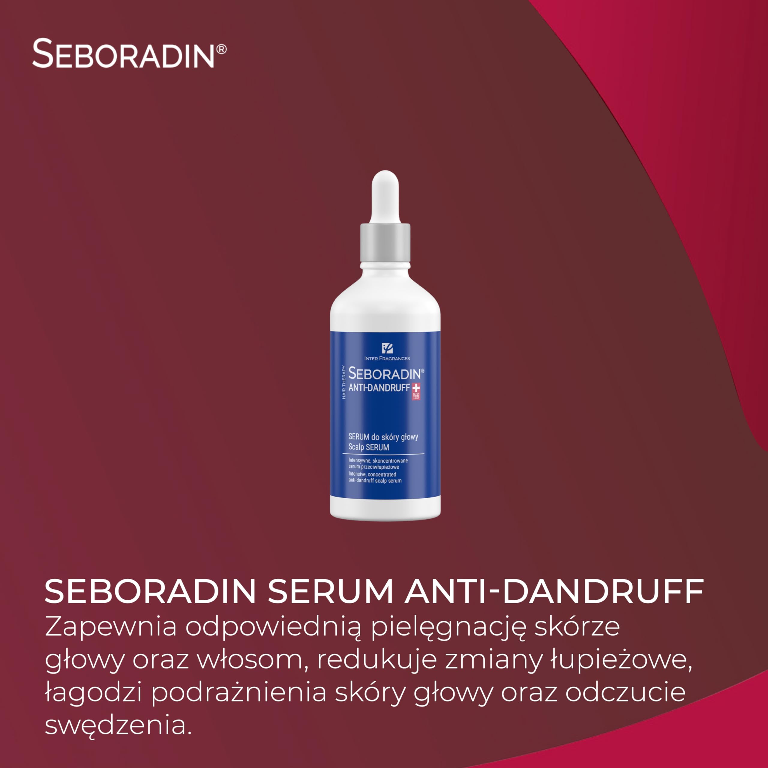SEBORADIN Maria Set Blue - 2x Ampułki Oily Hair - Serum i Szampon Przeciwłupieżowy - Pure Balance Odżywka Szampon i Serum - Peeling do Skóry Głowy