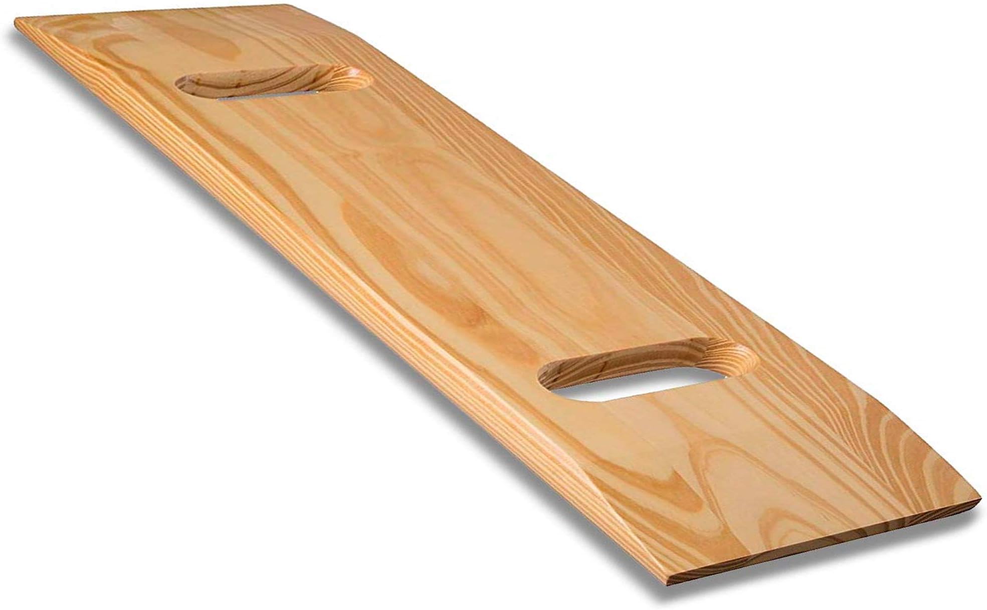 DMI Transfer Board and Slide Board made of Heavy-Duty Wood for Patient,Senior and Handicap Move Assist and Slide Transfers,FSA and HSA Eligible,Holds up to 735 Pounds,2 Cut Out Handle,32 x 10 x 1