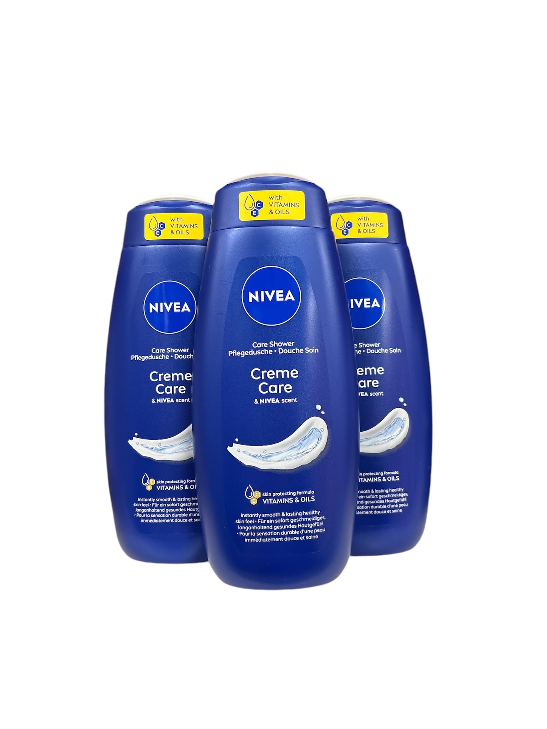 Nivea Cream Care Shower Gel Pack of 3 x 500 ml