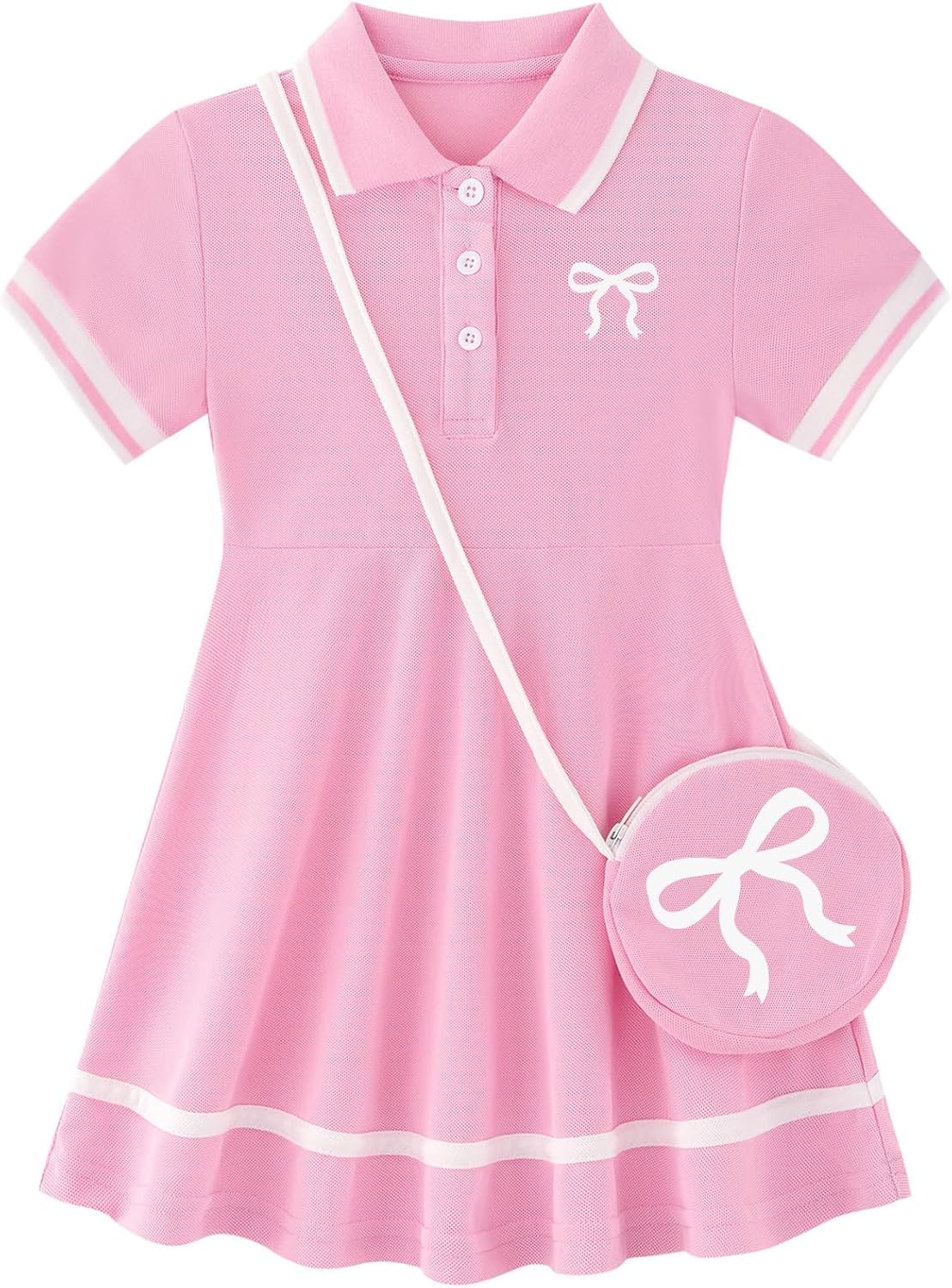 Move Dance Toddler Girl Sporty Dress Summer Clothes Kids Casual Sundress 2-7 Years
