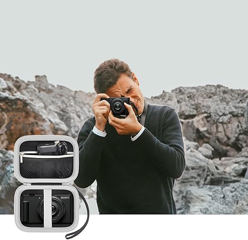 Miniatura 6 de Funda rígida compatible con cámara digital Sony ZV-1ZV-1FZV-1 II, funda de almacenamiento de cámara portátil para ToAuite para Lecnippy para Bifevsr