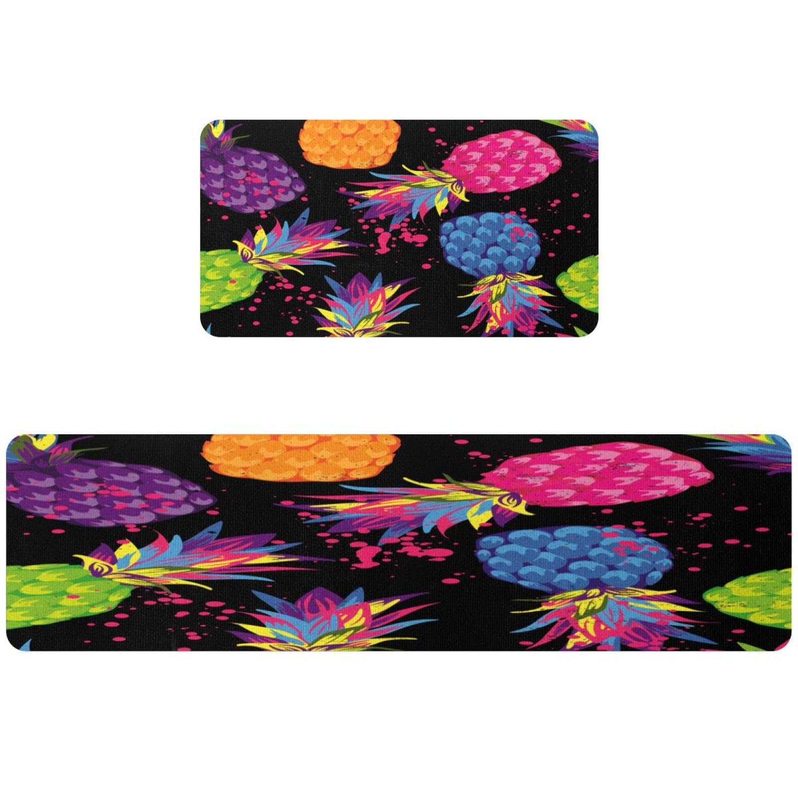 Tapete antideslizante VAPOKF lavable juego de 2 alfombras de cocina