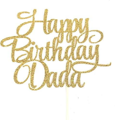 Happy Birthday Dada Cake Topper, Father's Birthday Cake Topper, Best Dad Ever, Dad