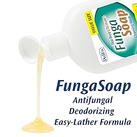 PediFix FungaSoap Tea Tree Cleansing Wash - Antifungal Body Wash & Foot Soap - All-Natural Tea Tree Oil Cleanser for Athletes Foot, Ringworm, Jock Itch, Body Odor & Fungus - 13.5 fl. oz