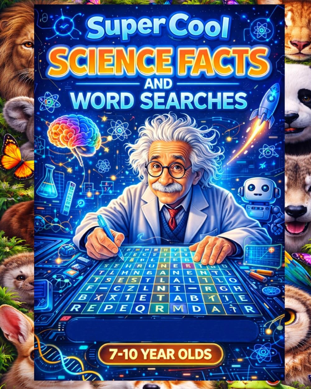 Super Cool Science Facts and Word Searches: 7-10 Year Olds