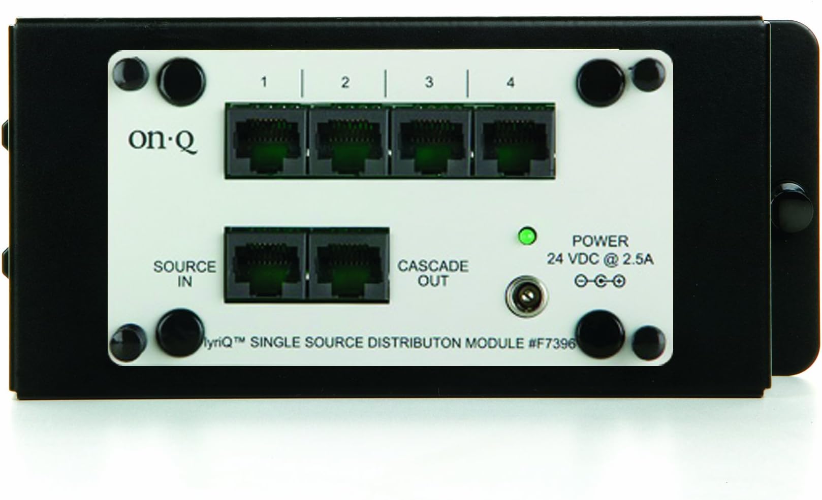 Legrand - On-Q AU7396 lyriQ Single Source, Four Zone Distribution Module