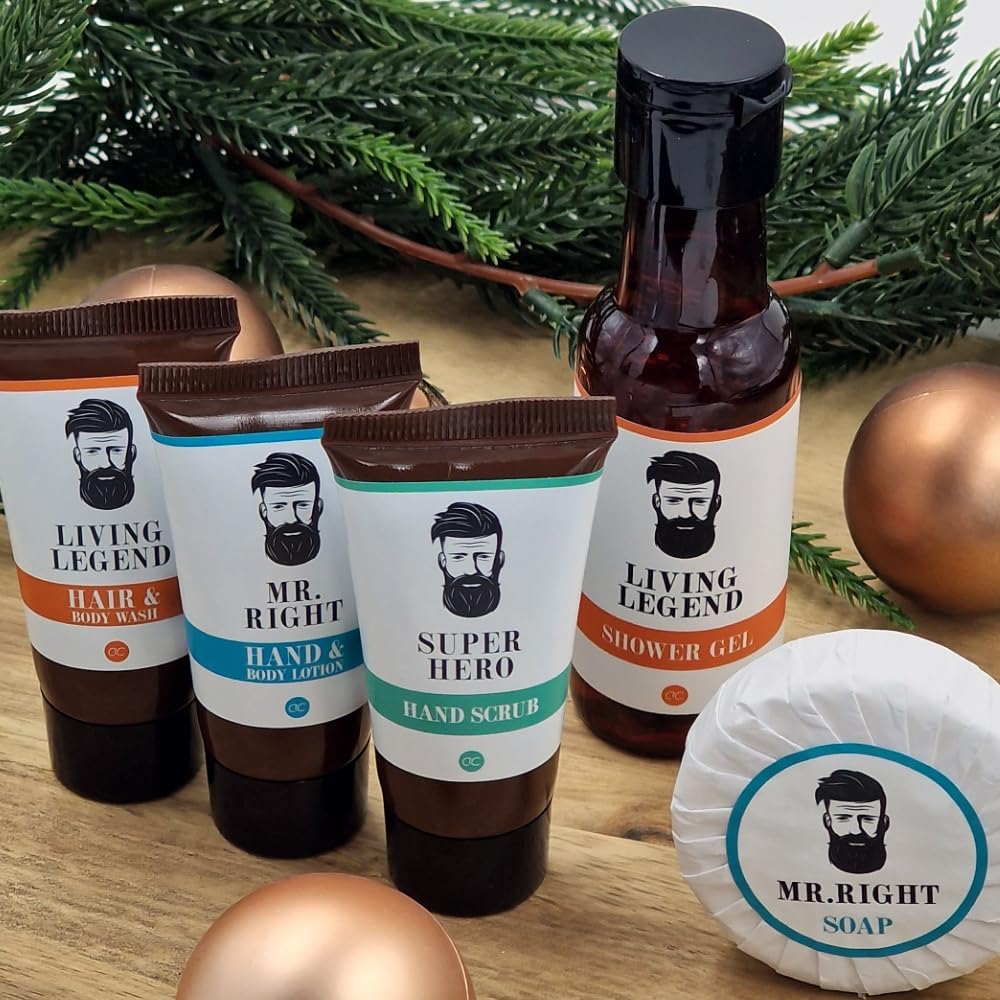 Men Book Body Care Calendario dell'Avvento da uomo del 2024 apertura a libro