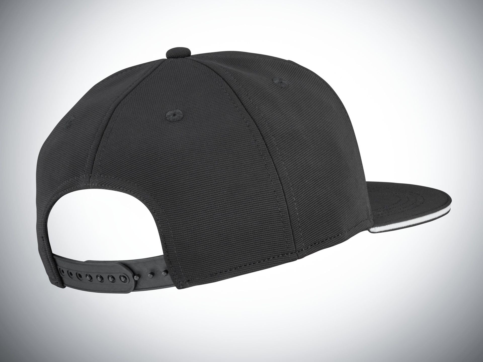 Mercedes-Benz AMG Unisex Snapback Cap, Schwarz, Verstellbar | Flat Brim, Recyceltes Polyester