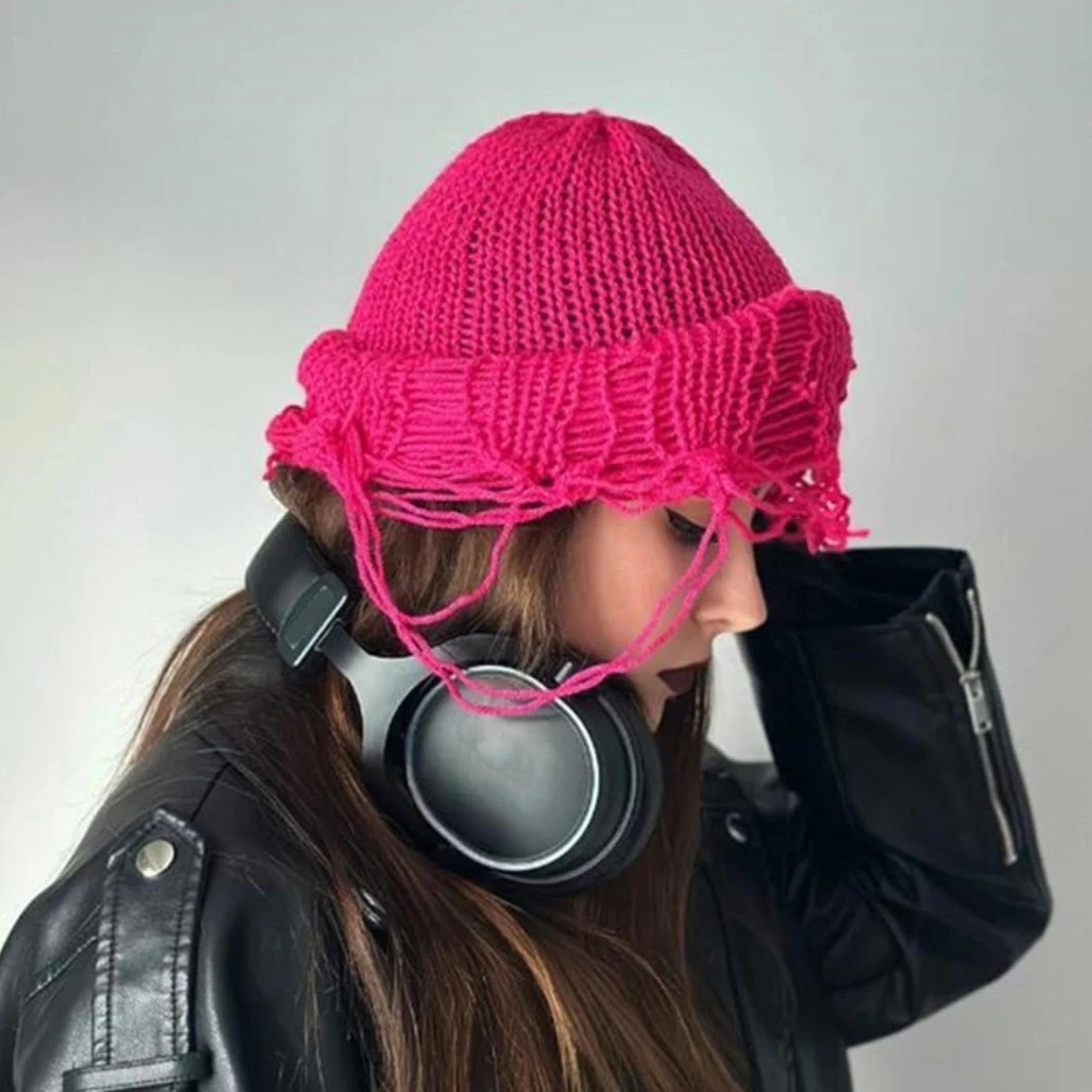 SiVaji Gorros De Punto para Sombrero Tejido Beanie Gorro De Invierno Mascarilla De Punto Deportes Al Aire Libre Cubierta Facial Completa Esquí